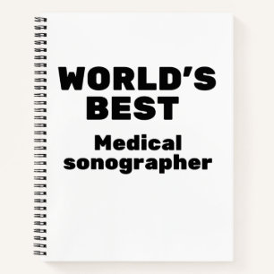 World's Best Medical Sonographer Notizbuch