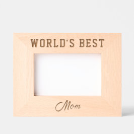 World's Best Mom Engraved Frames Geätzte Rahmen