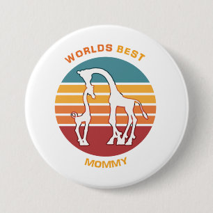 Worlds Best Mommy, Giraffes Button