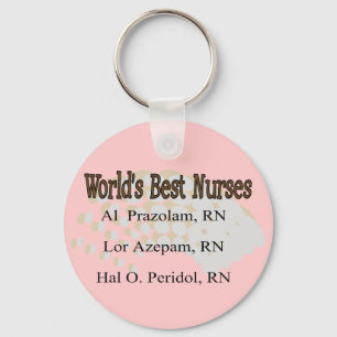 "World's Best Nurses" --Hilarious Nurse Gifts Schlüsselanhänger