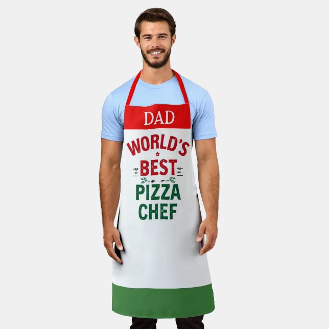 World's Best Pizza Chef - personalized Schürze (Getragen)
