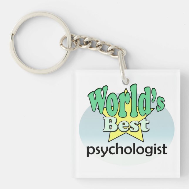 World's best Psychologist Schlüsselanhänger (Vorderseite)