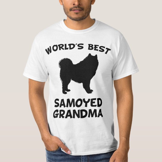 World's Best Samoyed Grandma Dog Owner T-Shirt (Vorderseite)
