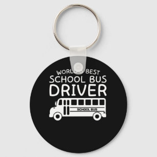 Worlds Best School Bus Driver gibt Shirt Schlüsselanhänger