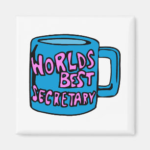 Worlds Best Secretary Magnet