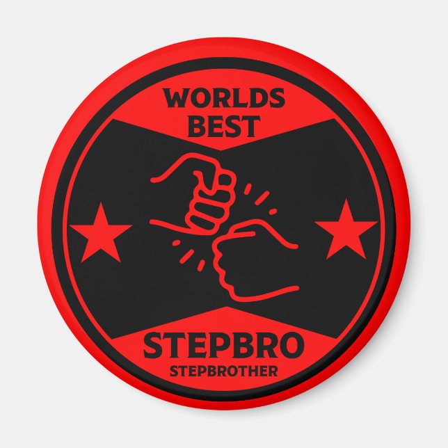 Worlds Best Stepbrud Magnet (Vorne)