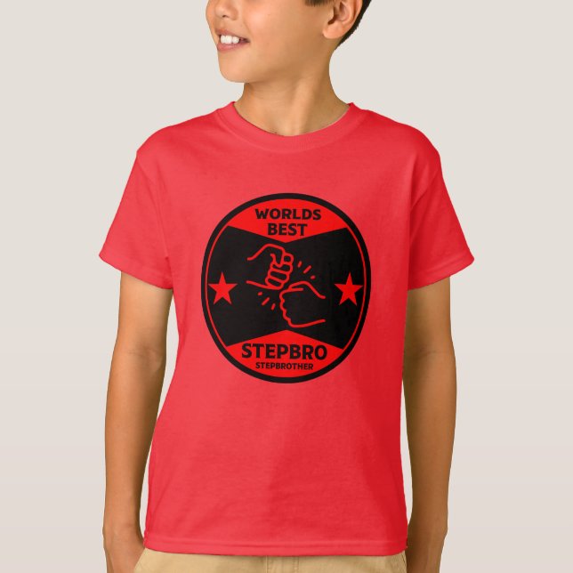 Worlds Best Stepbrud T-Shirt (Vorderseite)