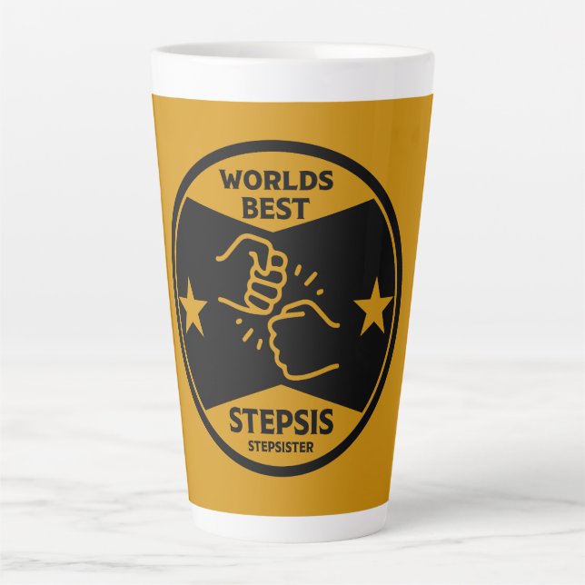 Worlds Best Stepsister Milchtasse (Vorderseite)