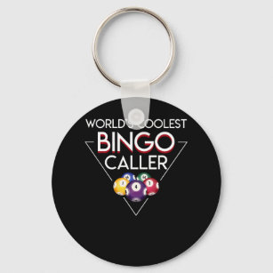 Worlds Coolest Bingo Caller Bingo Caller Schlüsselanhänger