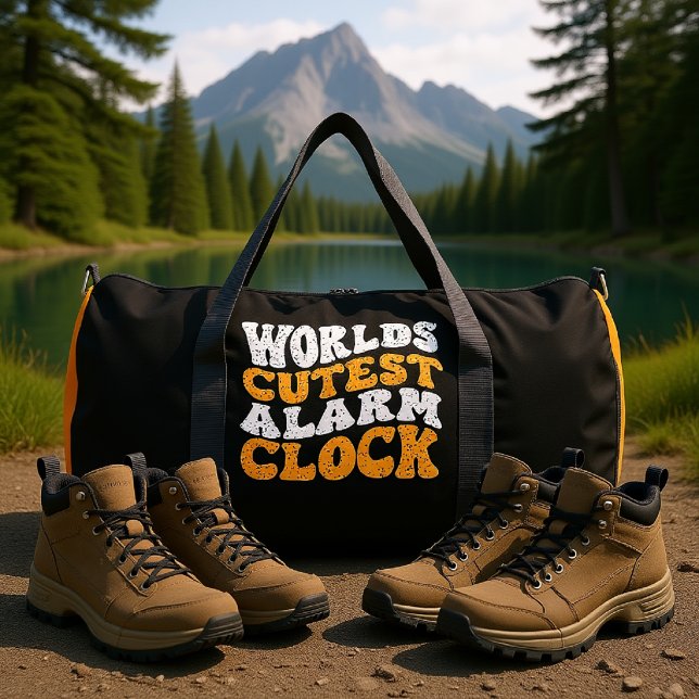 World's Cutest Alarm Clock Duffle Bag (Von Creator hochgeladen)