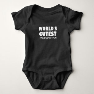 World's cutest tax deduction Tax Deduction Baby Strampler