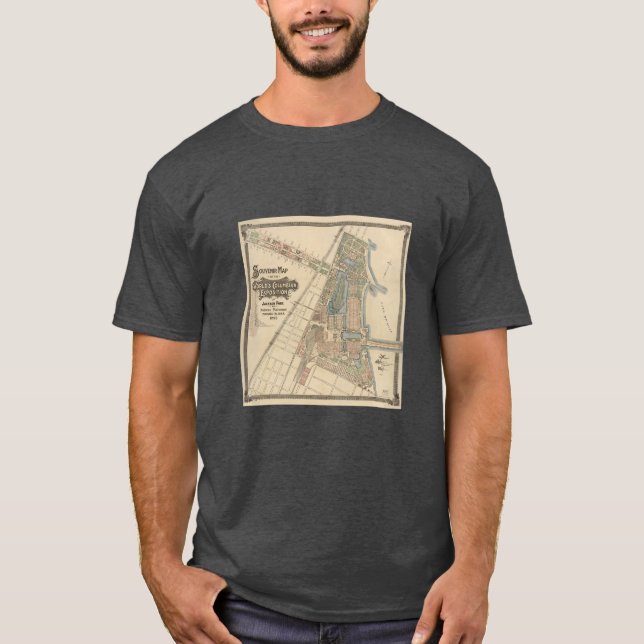 World's Fair Chicago Souvenir Map, 1893 T-Shirt (Vorderseite)