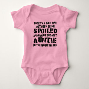 world's greatest auntie baby bodysuit baby strampler