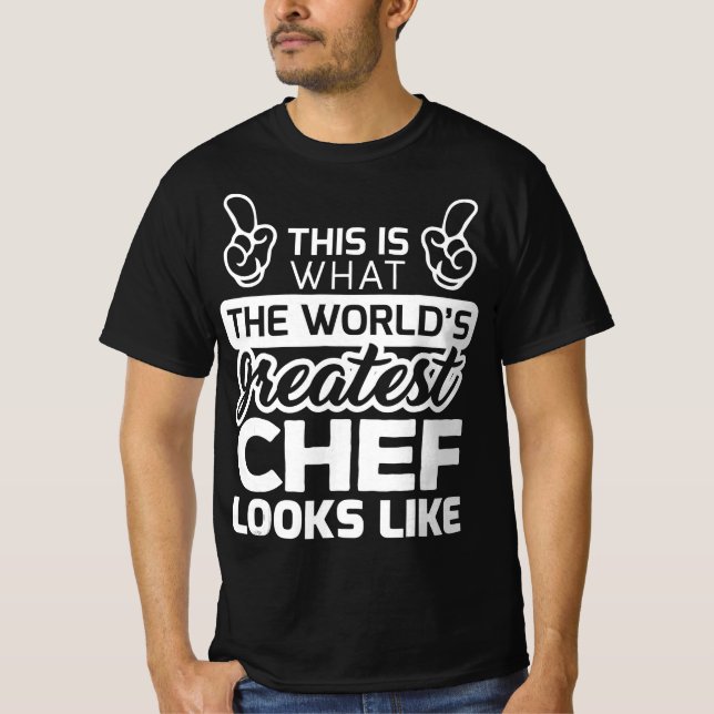 Worlds Greatest Chef Best Chief Ever T-Shirt (Vorderseite)