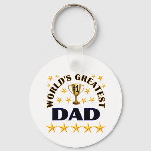 Worlds Greatest Dad Trophy Stars Niedlich Schlüsselanhänger