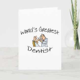Worlds Greatest Dentist Open Wide Karte