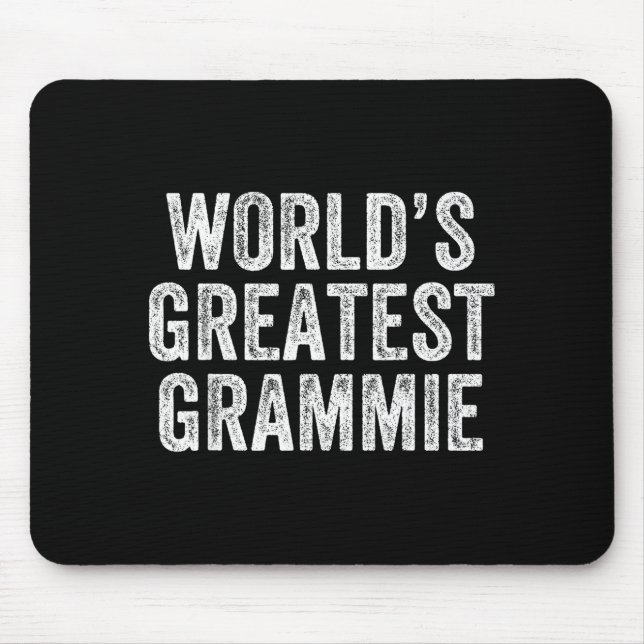 World's Greatest Grammie Funny Grandma Joke Mother Mousepad (Vorne)