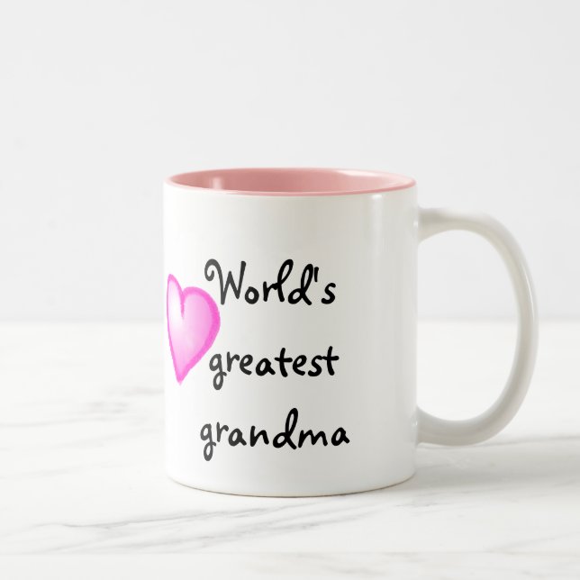 World's greatest grandma mok zweifarbige tasse (Rechts)