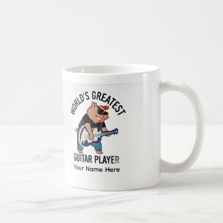 World's Greatest Guitar Player, Custom Rocker Pig Kaffeetasse
