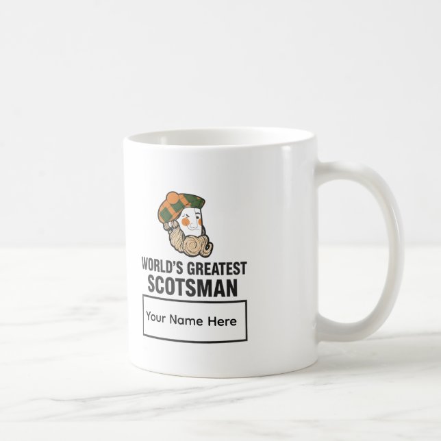 World's Greatest Scotsman Personalized Mug Kaffeetasse (Rechts)