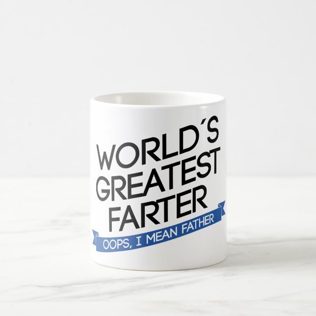 worlds greatest zu banner farter tasse (Mittel)