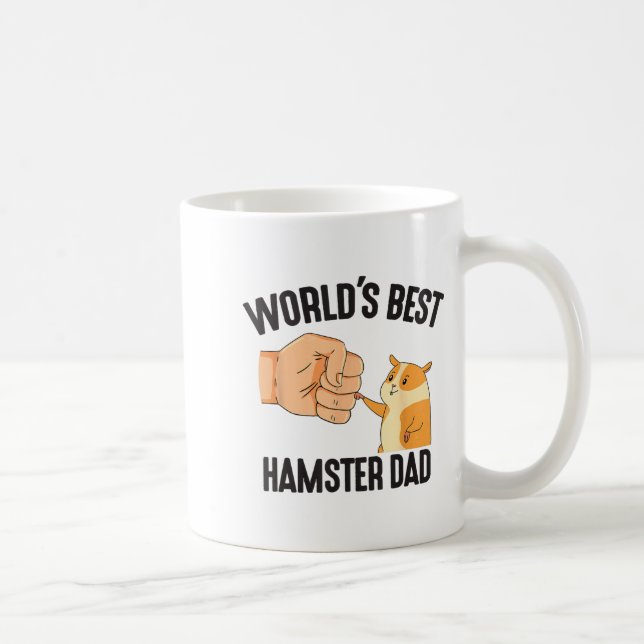 World's Hamster Dad Costume For Animal Lovers Hams Kaffeetasse (Rechts)
