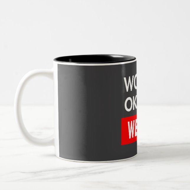 Worlds Konzest Webster Zweifarbige Tasse (Links)