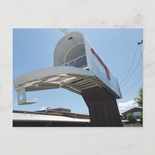 World's Larges Mailbox, Casey, Illinois Postkarte (Vorderseite)