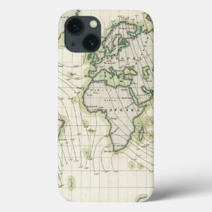 World's magnetic declination Case-Mate iPhone hülle