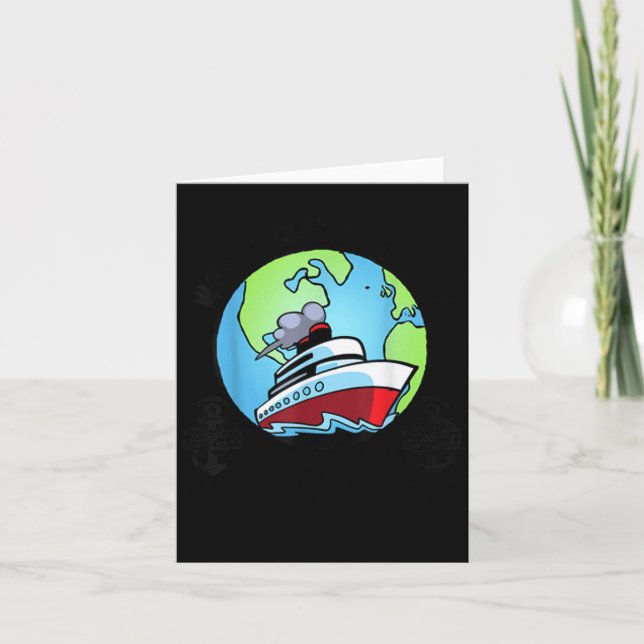 World's Maritime Daddy Ship Seaman Captain Husband Karte (Vorderseite)