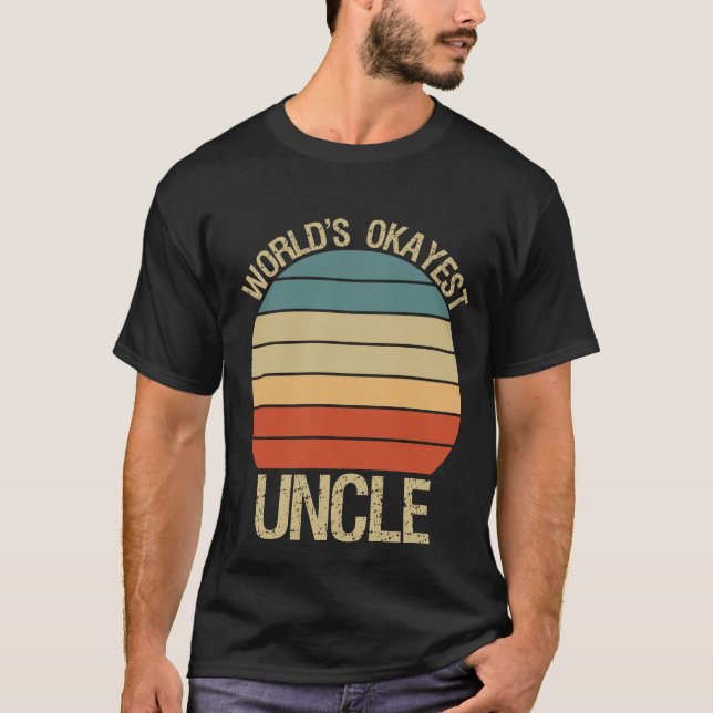 World's Microest Uncle / lustiges Onkel Sprichwort T-Shirt (Vorderseite)