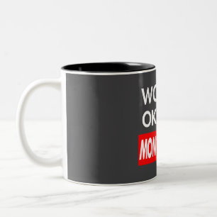 Worlds okay est Montenegro Zweifarbige Tasse