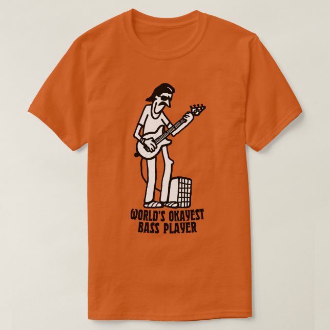 Worlds Tokest Bass Player T-Shirt (Design vorne)
