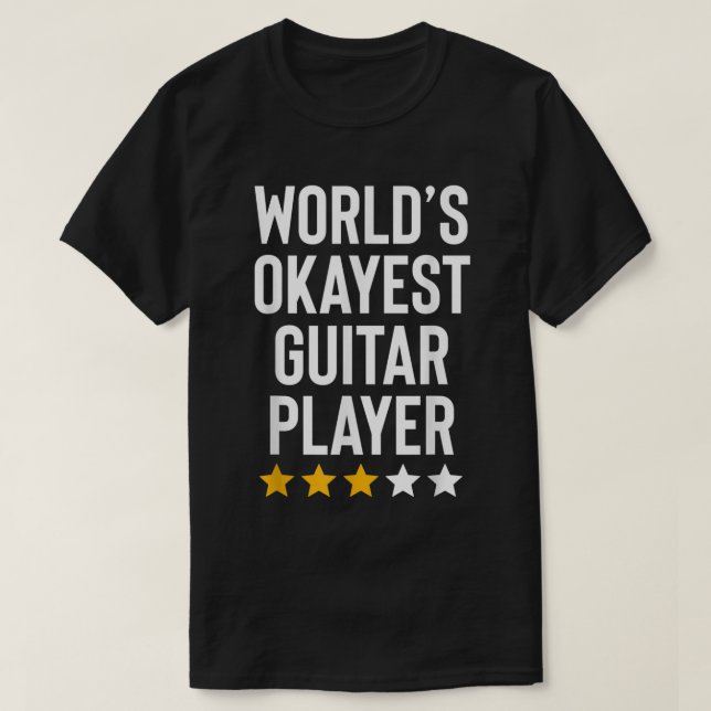 World's Tokest Gitarre Player Music Lover Funny Gu T-Shirt (Design vorne)