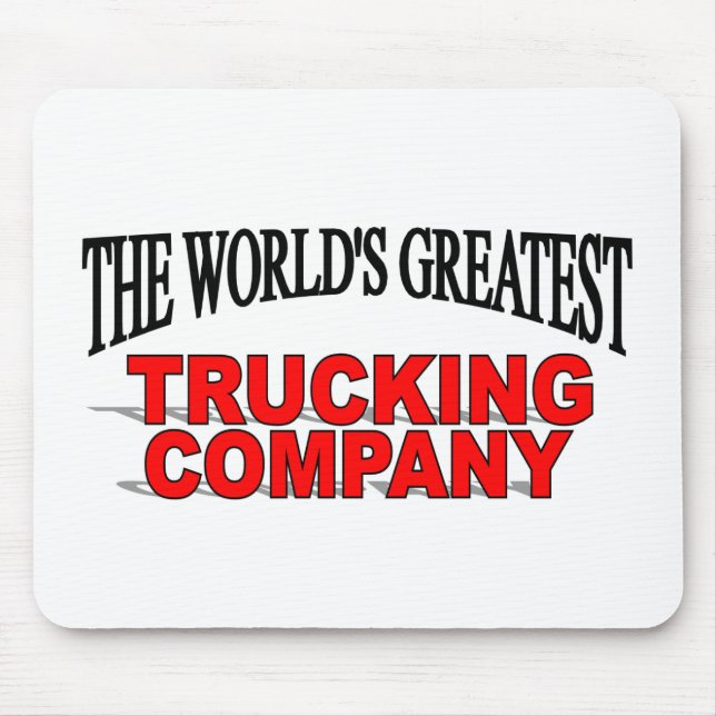 Worldsgreatest Trucking Company Mousepad (Vorne)
