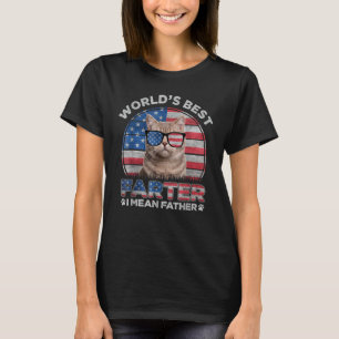 Worldu2019s Best Farter I Gemein Pater Best Cat Va T-Shirt