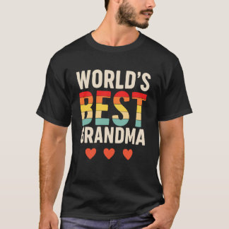 Worldu2019s Beste Oma Retro Vintage T-Shirt