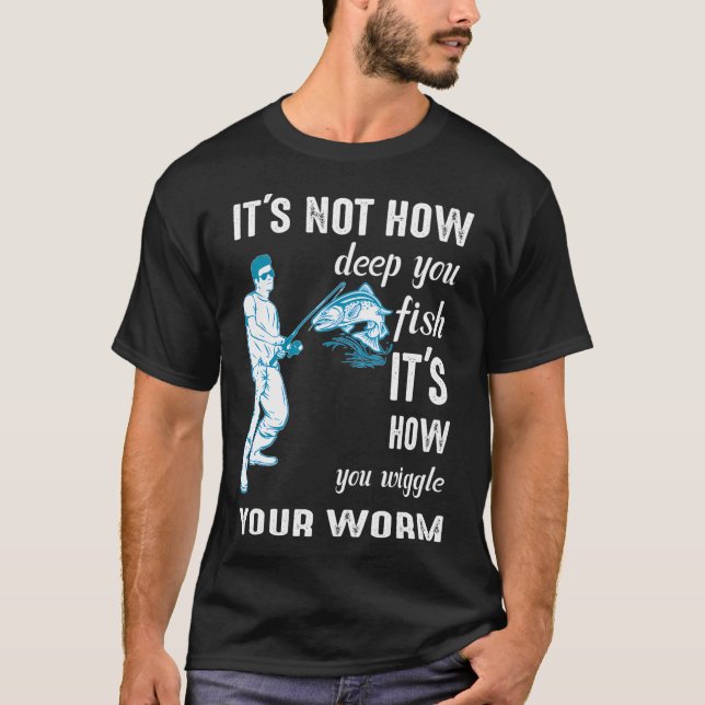 Worldwide Handsome Köder- und Angelshop T-Shirt (Vorderseite)