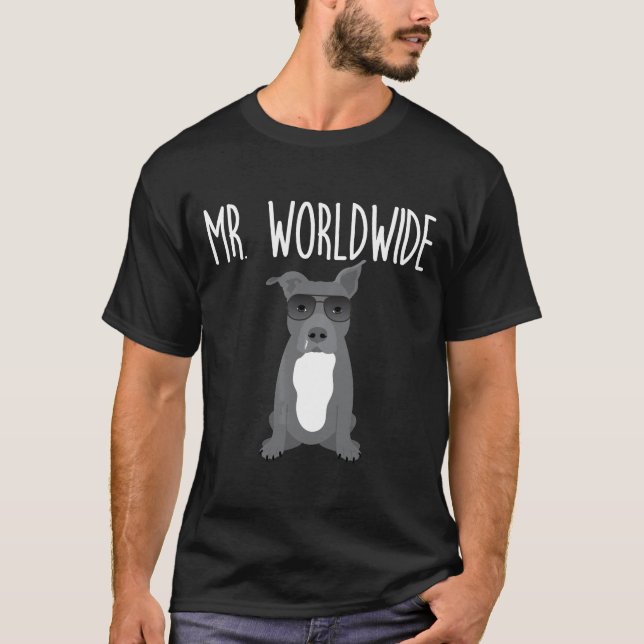 Worldwide Pitbull T-Shirt (Vorderseite)