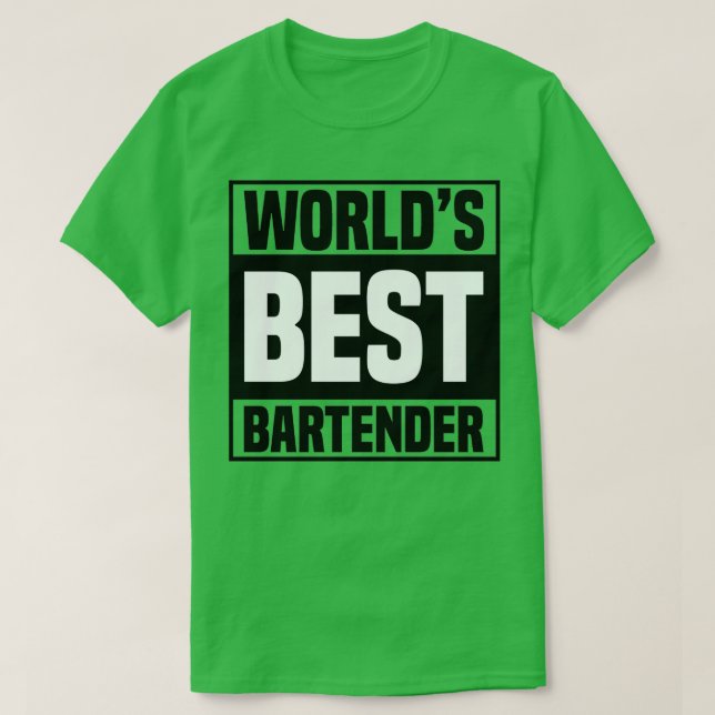 Worldx27s Bester Barkeeper 7 T-Shirt (Design vorne)