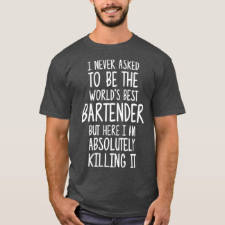 Worldx27s Bester Barkeeper 8 T-Shirt