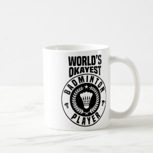 Worlest Badminton Player Crossminton Indoor Kaffeetasse