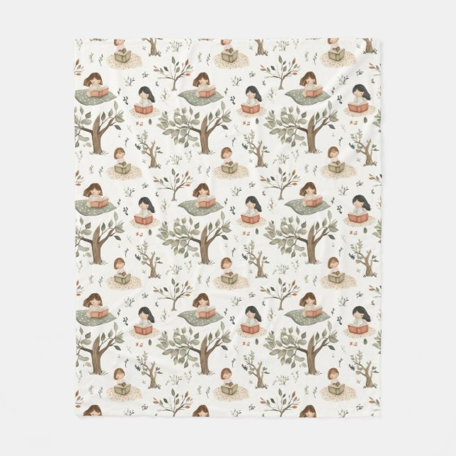 Worm Girl Fleecedecke (Vorderseite)