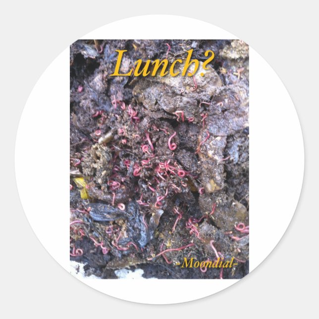 Wormfest Runder Aufkleber (Vorderseite)