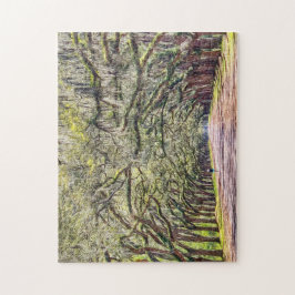 Wormsloe Savannah Oaks fordert Souvenir Puzzle