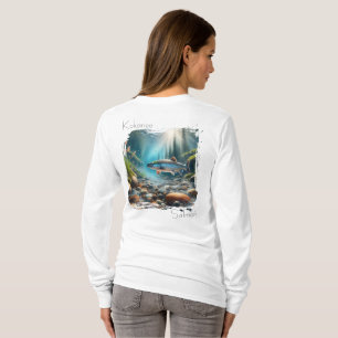 Worn Calm Kokanee-Lachs-Bach-T-Shirt T-Shirt