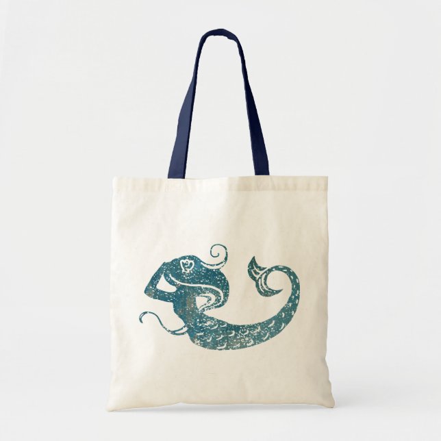 Worn Mermaid Tragetasche (Vorne)