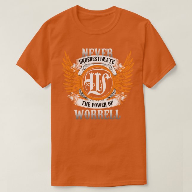 Worrell Name Shirt nie unterschätzen Power O (Design vorne)