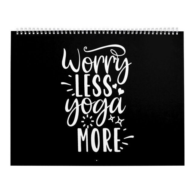 worry less yoga more kalender (Titelbild)
