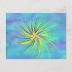 Worship Art Yellow Aqua Blue Lila Sept 2017 ESSL Postkarte